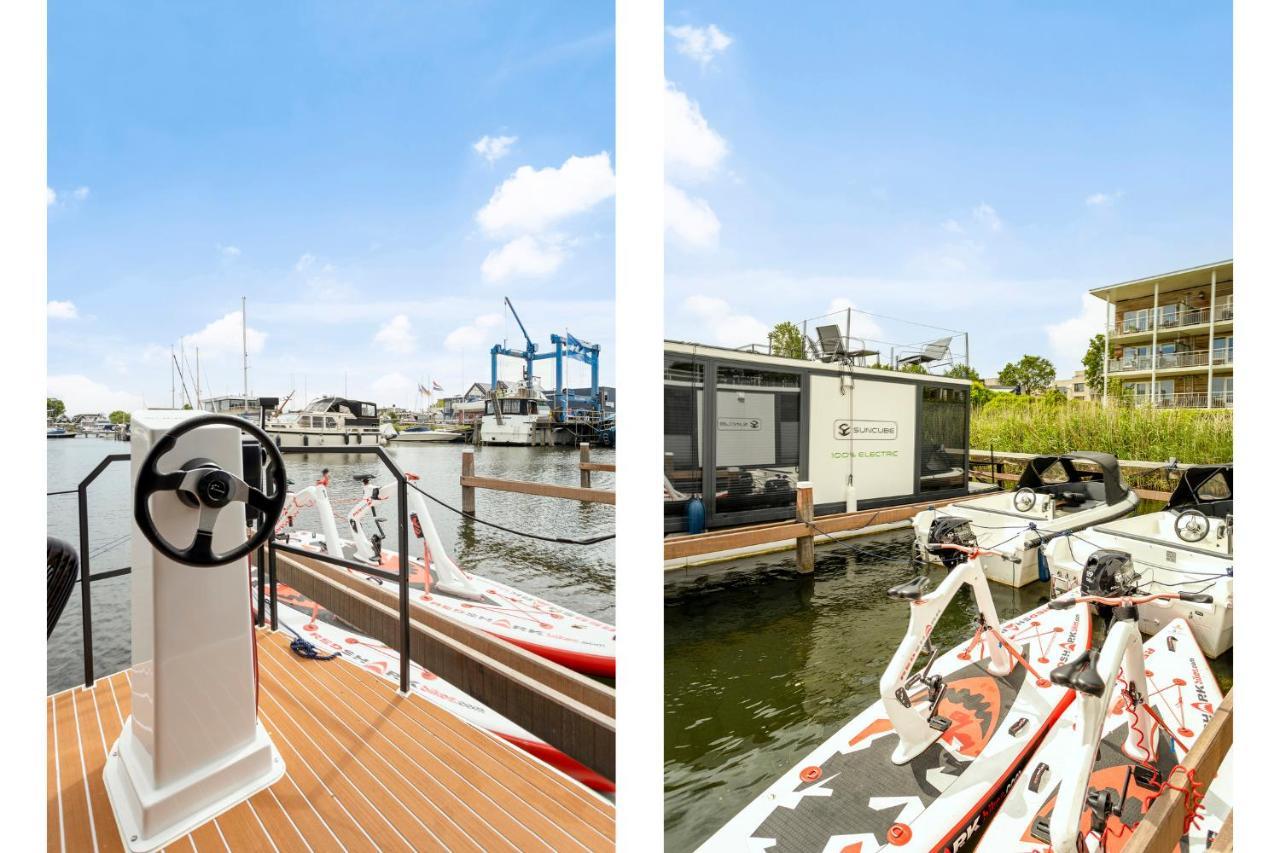 Cosy Tiny Houseboats Near Beach And Restaurants By Weltevreden Experience Ζεεβόλντε Εξωτερικό φωτογραφία