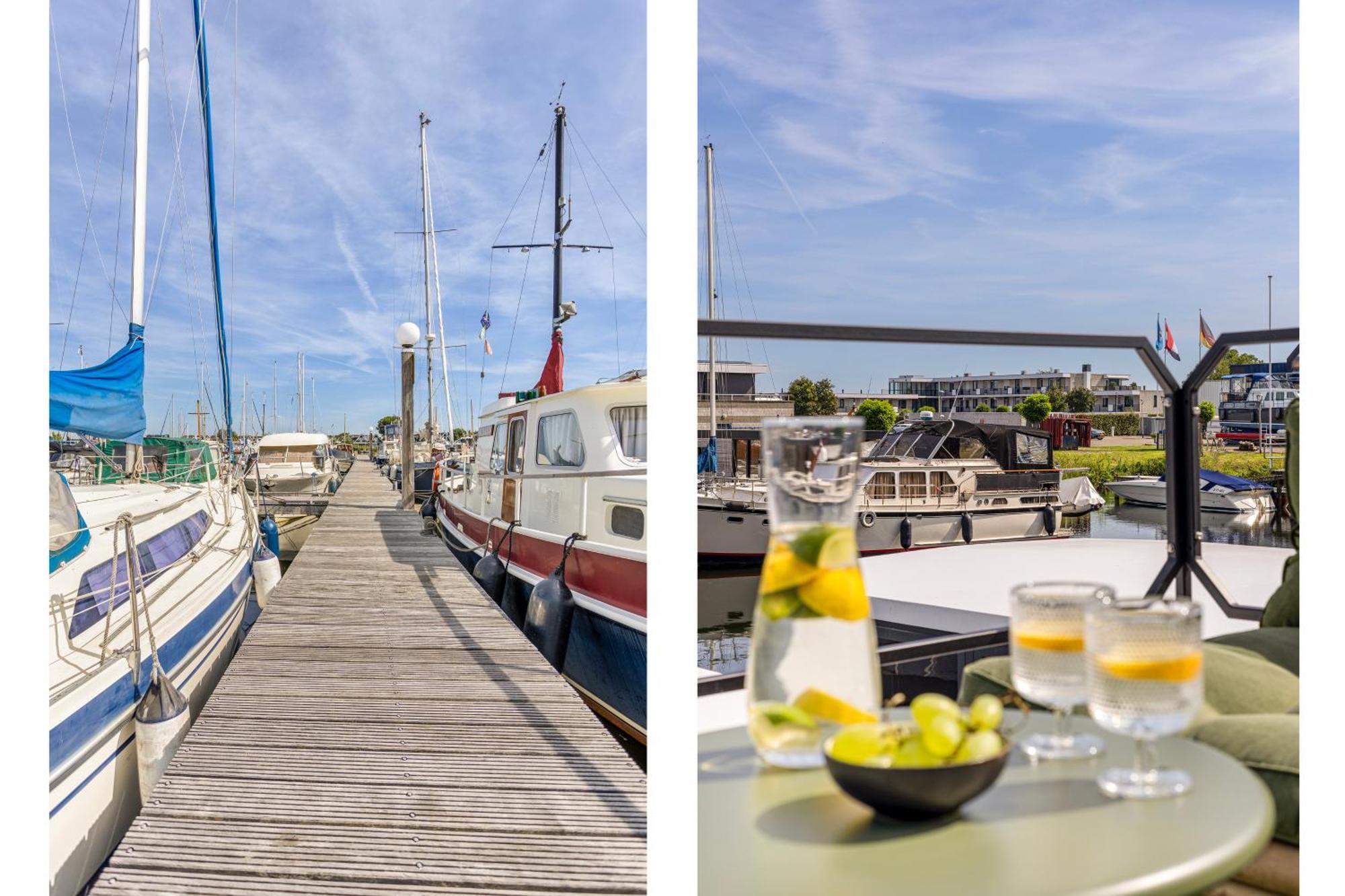 Cosy Tiny Houseboats Near Beach And Restaurants By Weltevreden Experience Ζεεβόλντε Εξωτερικό φωτογραφία